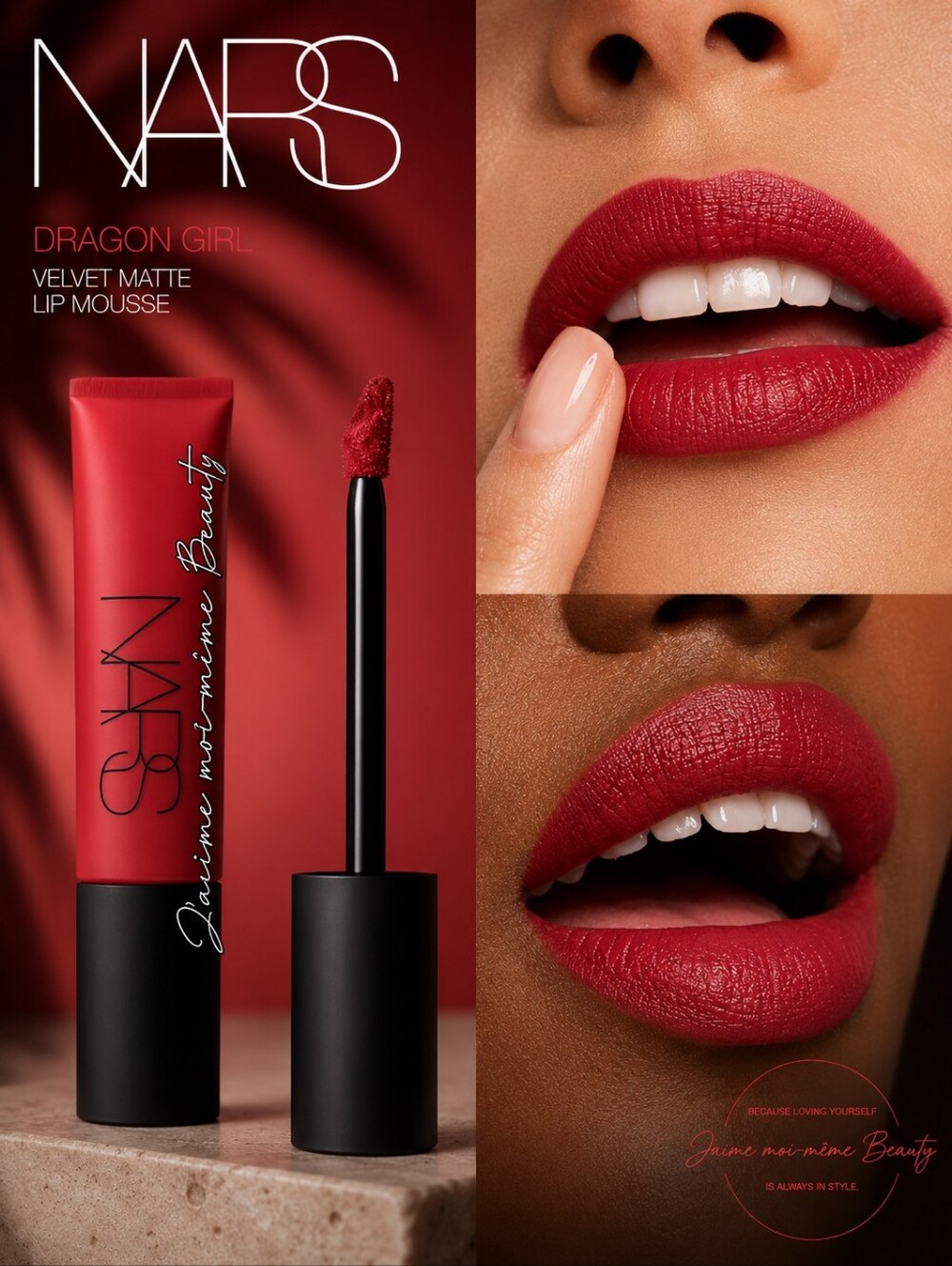 NARS AIR MATTE LIQUID LIPSTICK IN DRAGON GIRL - Taylor Swift Red - NEW
